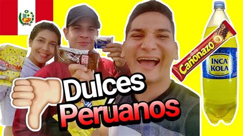 VENEZOLANOS PROBANDO GOLOSINAS PERUANAS REACCIONAN ASÍ YouTube