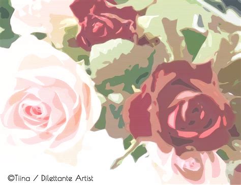 Abstract Roses - Dilettante Artist