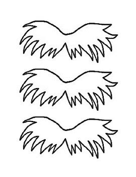 The Lorax Mustache by ForeverPrimary | Teachers Pay Teachers