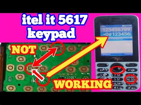 Itel Keypad Not Working China Mobile Keypad Not Working Itel