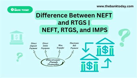 Difference Between Neft And Rtgs Neft Vs Rtgs Limit Money Charges In 2023 Thebanktoday