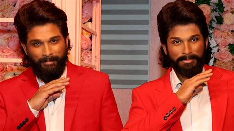 Allu Arjun UNVEILS his wax statue at Dubai's Madame Tussauds | See pics ...