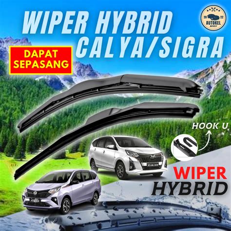 Jual Set Wiper Mobil Hybrid Blade Calya Sigra Shopee Indonesia