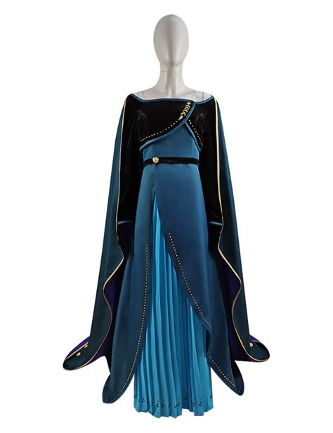 Frozen 2 Anna Queen Dress Cosplay Costume For Adults Accosplay