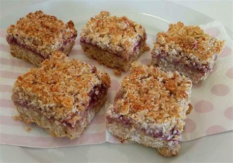 Raspberry Coconut Slice