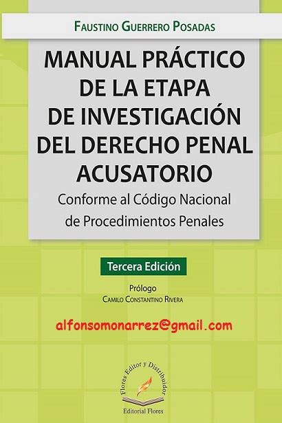 Libros En Derecho Manual PrÁctico De La Etapa De InvestigaciÓn Del