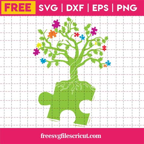 Autism Tree Puzzle Free Svg Files For Cricut Free Svg Files For Cricut