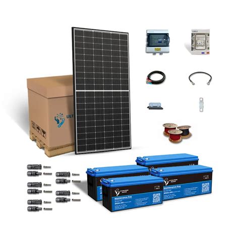 Kit Solaire W Autonome Hybride V V Vm Iii Kw Stockage Wh