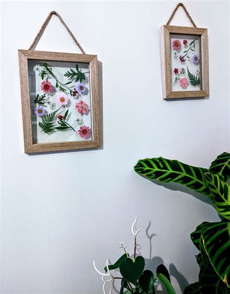 Large Pressed Flower Hanging Frame Flowerstyle Florist Beverley