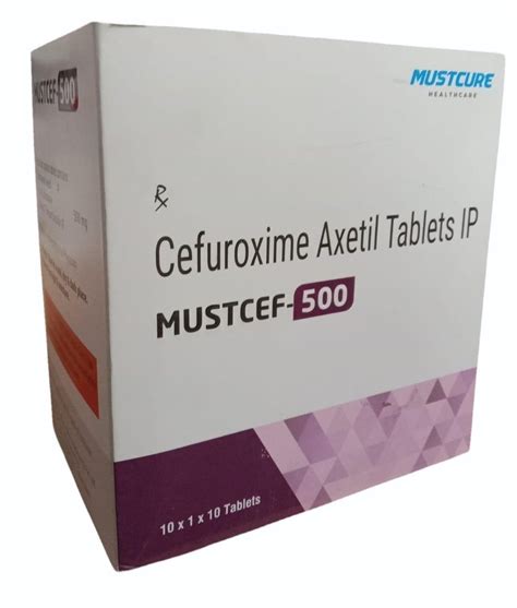 Mg Cefuroxime Axetil Tablets Ip At Rs Box Zocef Cefuroxime