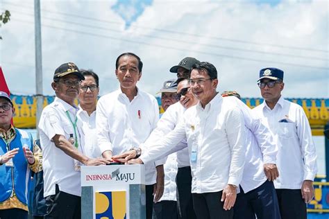 Kunker Ke Sigi Presiden Jokowi Resmikan Bendungan Dan Panen Raya Padi