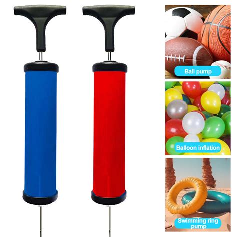 Gzkn Basketball Pump With Needles Nozzle And Extension Hose Pull Inflator