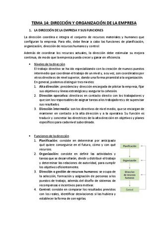 TEMA 14 ECONOMIA DE LA EMPRESA Pdf