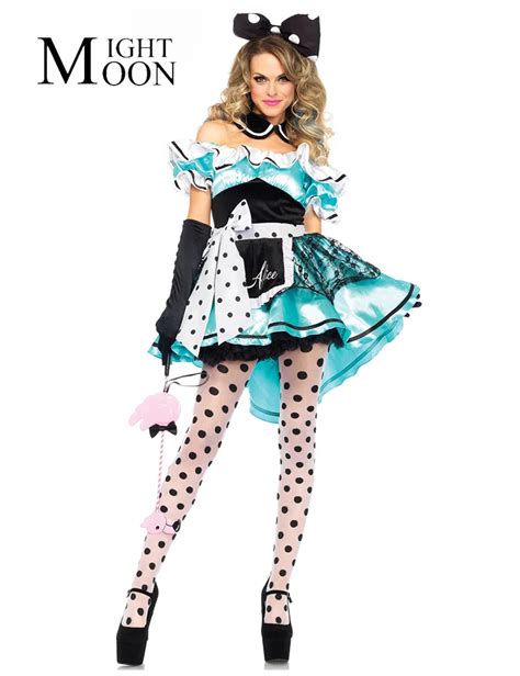 Moonight Halloween Maid Costumes Adult Alice In Wonderland Costume Suit