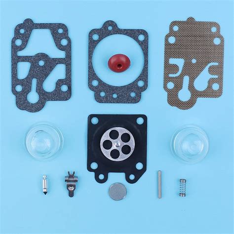 Carburetor Repair Rebuild Kit W Primer Bulb Check Valve For Gx