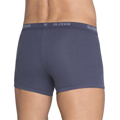 Lot De Boxers Homme Sloggi Men Basic Gris Suisses