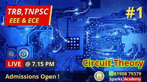 Live 7 15 Pm Tnpsc Tneb Ae Eee And Ece Circuit Theory 01