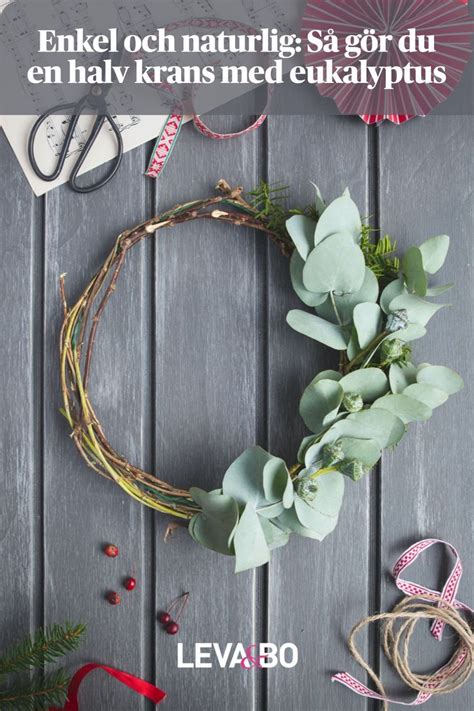 Bind vackra kransar i jul enkelt och så fint Wreaths Hoop wreath