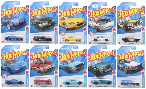 Série HW J Imports Completa Main Line 2022 10 Miniaturas Hot