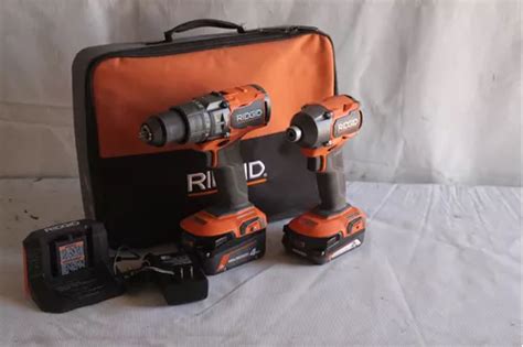 Ridgid Combo Kit Taladro Rotomartillo E Impacto Brushless Env O Gratis