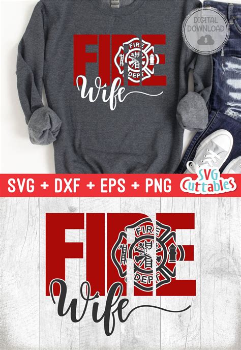 Firefighter Wife Svg Firefighter Shirt 1565724