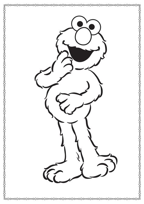 Free Printable Elmo Coloring Pages For Kids