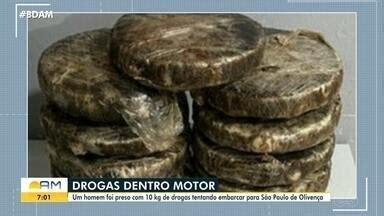 Bom Dia Amazonas Homem é preso 10 kg de drogas tentando embarcar