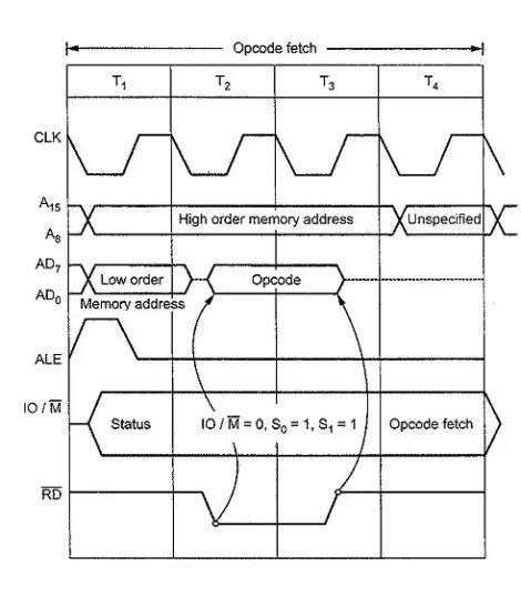 Timing Diagrams And Machine Cycles Learn With 8085 Instructions