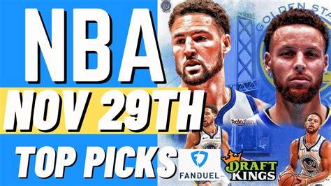 NBA Dfs DraftKings Fanduel Prize Picks Today Tuesday 11 29 2022 YouTube