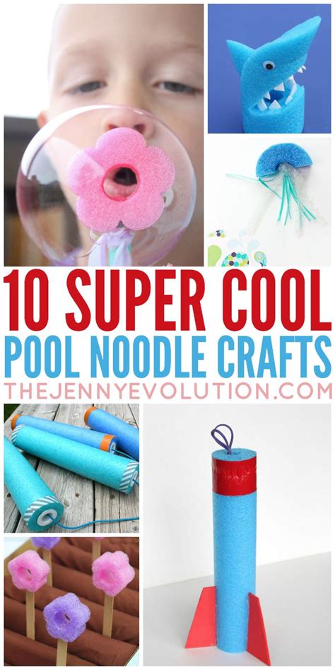 10 Inventive Pool Noodle Crafts for Kids | Mommy Evolution