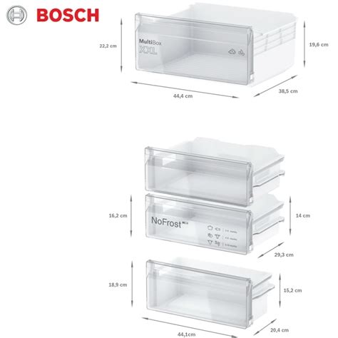 All Intergrated Cooling: Bosch Serie2 60:40 Built-in Frost Free Fridge ...