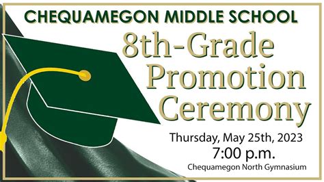 Chequamegon Middle School 8th Grade Promotion Ceremony Youtube