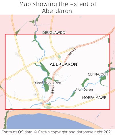 Where is Aberdaron? Aberdaron on a map