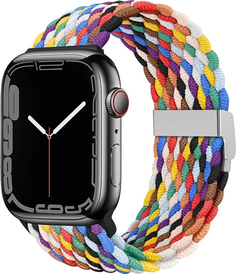 Charlam Pack Elastisch Loop Armband Kompatibel Mit Apple Watch Mm