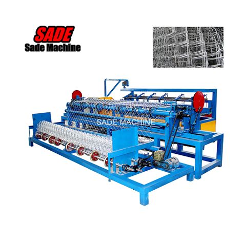 Hot Sale Semi Automatic Chain Link Fence Making Machine With Low Price