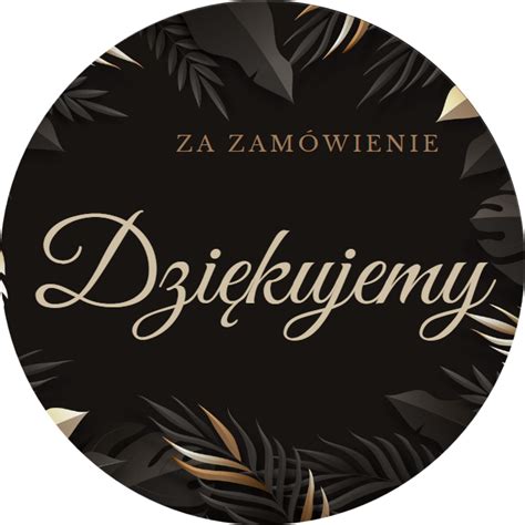 Naklejki Dzi Kujemy Za Zam Wienie E Plumeria Pl