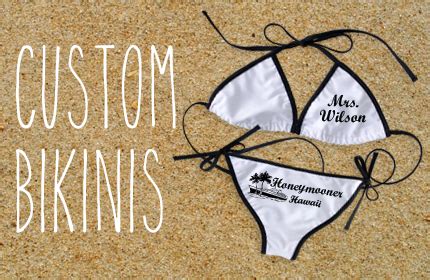 Custom Bridal Bikinis For Your Destination Bachelorette Party Or