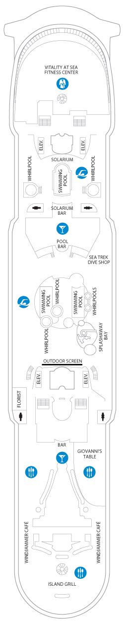 Adventure of the Seas Deck Plans