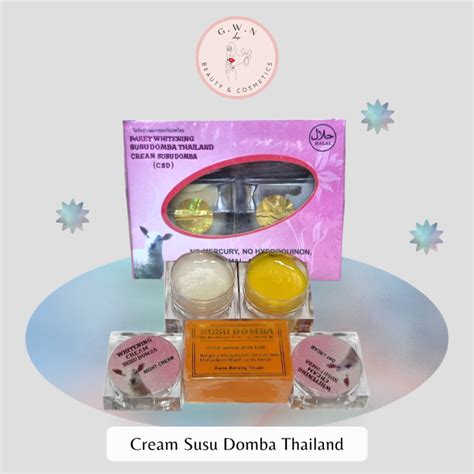 Cream Susu Domba Paket Whitening Susu Domba Hologram Mds Lazada