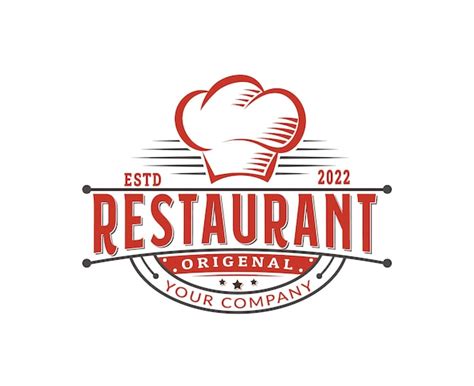 Restaurante Retro Vintage Logo Vector Premium