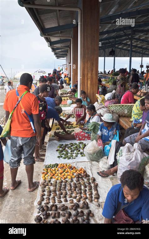 Dh Png Market Alotau Papua New Guinea Native Stall Holders Markets