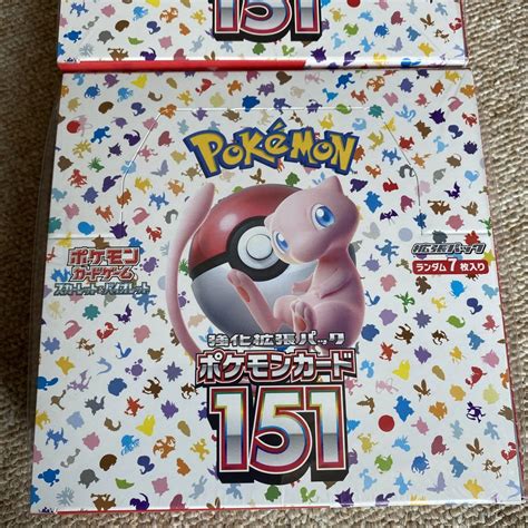 ポケモンカード151 シュリンク付き 2box 新品未開封 ポケモンカードゲーム