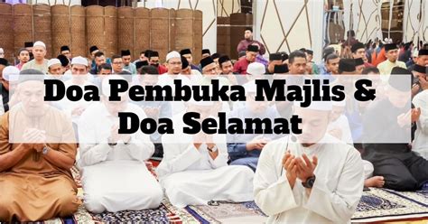 Koleksi Doa Pembuka Majlis Doa Selamat Ringkas