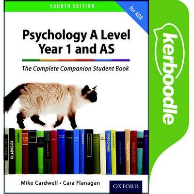 The Complete Companions Year 1 And AS Psychology For AQA Kerboodle