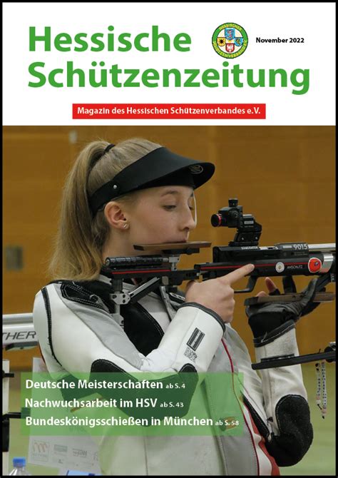 Hessischer Sch Tzenverband E V Hessische Sch Tzenzeitung November