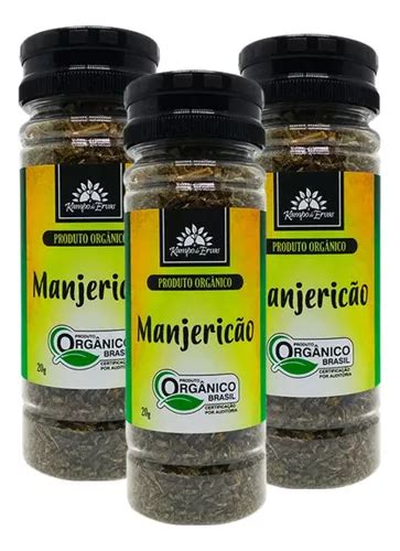 Kit 3 Manjericão Orgânico Tempero Kampo De Ervas 20g Cada MercadoLivre