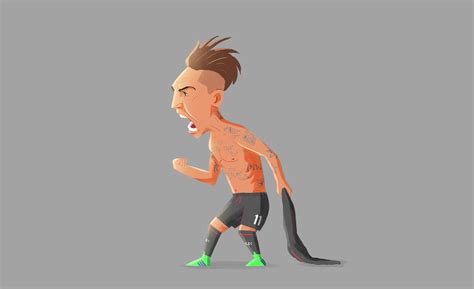 Football Character Design On Behance