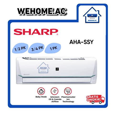 Jual Ac Sharp Pk Pk Aha Ssy Ac Sharp Standard Plasma Shopee