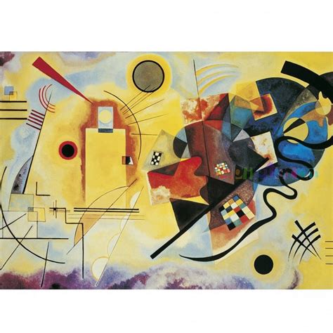 Jaune Rouge Bleu Wassily Kandinsky Puzzle 1000 pièces