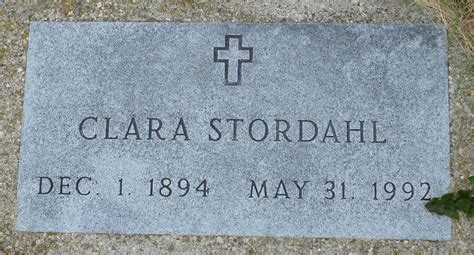 Clara Shannon Stordahl 1894 1992 Mémorial Find a Grave